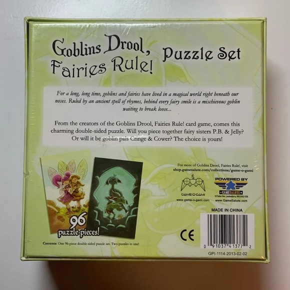 Goblins Drool, Fairies Rule! Puzzle Game NWT - Picture 2 of 2